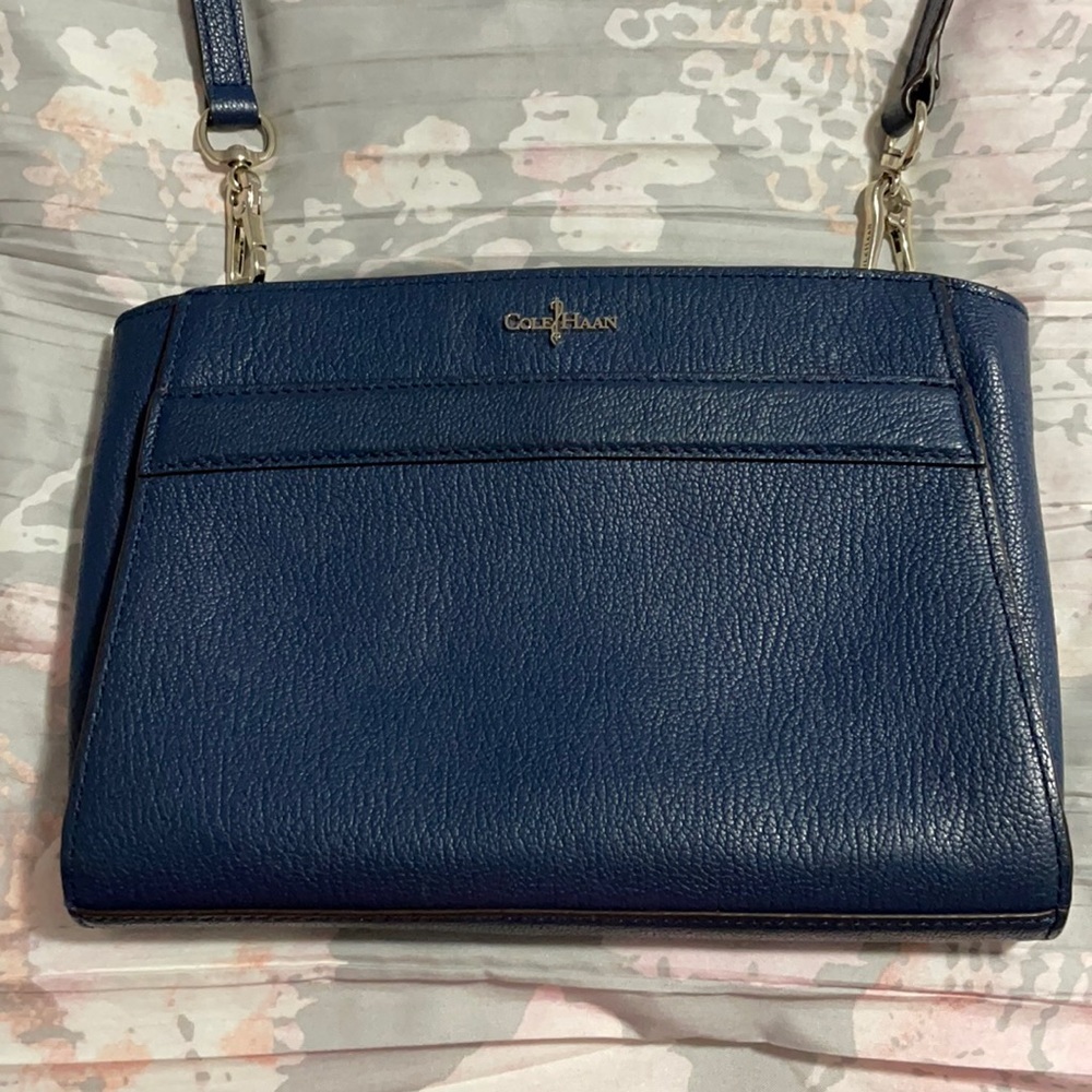 Cole Haan royal blue messenger bag